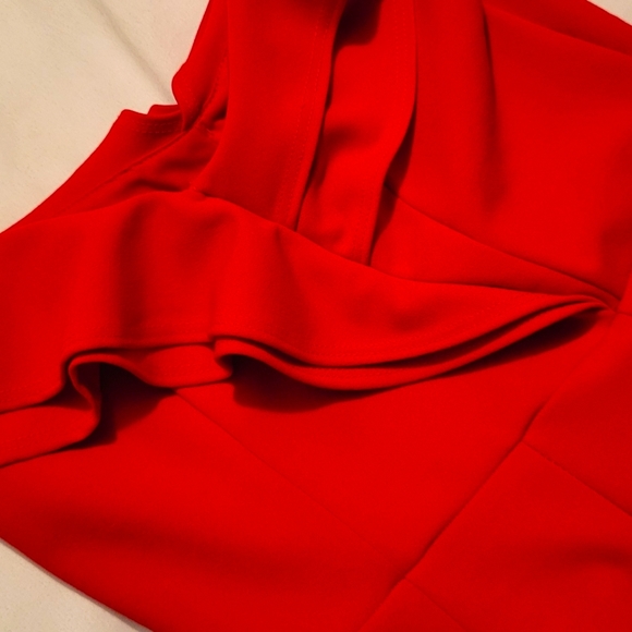 A'Gaci Red Ruffled Jumpsuit | Small | - Picture 4 of 8